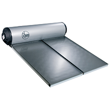 types of hot water systems roof top